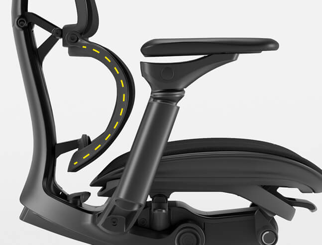 Lumbar Support Dynamic Locking
